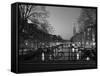 Prinsengracht and Wsterkerk, Amsterdam, Holland-Jon Arnold-Framed Stretched Canvas