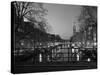 Prinsengracht and Wsterkerk, Amsterdam, Holland-Jon Arnold-Stretched Canvas