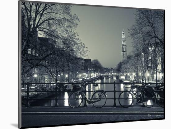 Prinsengracht and Wsterkerk, Amsterdam, Holland-Jon Arnold-Mounted Photographic Print