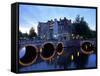 Prinsengracht Canal, Amsterdam, Holland-Walter Bibikow-Framed Stretched Canvas