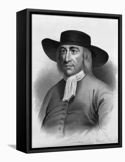 Print after Portrait of George Fox-S. Chinn-Framed Stretched Canvas