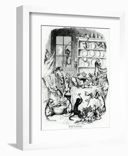 Print and Book Illustration, 1847-George Cruikshank-Framed Giclee Print