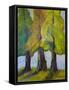 Print Art Trees At the Forests Edge-Blenda Tyvoll-Framed Stretched Canvas