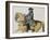 Print Depicting King George II on Horseback-null-Framed Giclee Print