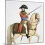 Print Depicting Napoleon Bonaparte on Horseback-null-Mounted Giclee Print