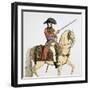 Print Depicting Napoleon Bonaparte on Horseback-null-Framed Giclee Print