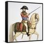 Print Depicting Napoleon Bonaparte on Horseback-null-Framed Stretched Canvas