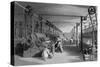 Print Depicting Workers at a Textile Factory-null-Stretched Canvas