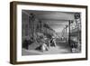 Print Depicting Workers at a Textile Factory-null-Framed Giclee Print