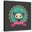 Print - Mexican Sugar Skull, Day of the Dead Poster-Marish-Stretched Canvas