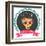 Print - Mexican Sugar Skull, Day of the Dead Poster-Marish-Framed Art Print