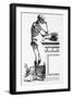 Print of a Skeleton Contemplating a Skull-Bettmann-Framed Giclee Print