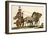 Print of Ancient Greek Female Charioteer-null-Framed Giclee Print