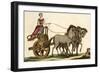 Print of Ancient Greek Female Charioteer-null-Framed Giclee Print