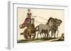 Print of Ancient Greek Female Charioteer-null-Framed Giclee Print