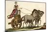 Print of Ancient Greek Female Charioteer-null-Mounted Giclee Print