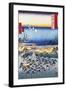 Print of Coastal Scene by Hiroshige-Stefano Bianchetti-Framed Giclee Print