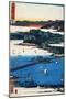 Print of Coastal Scene by Hiroshige-Stefano Bianchetti-Mounted Giclee Print