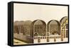 Print of Cross Section of Roman Baths-null-Framed Stretched Canvas