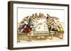 Print of Jewish Men Eating Meal-null-Framed Giclee Print