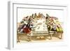 Print of Jewish Men Eating Meal-null-Framed Giclee Print