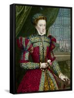 Print of Mary Queen of Scots after Portrait by Zuccaro-null-Framed Stretched Canvas