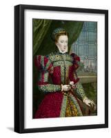 Print of Mary Queen of Scots after Portrait by Zuccaro-null-Framed Photographic Print