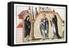 Print of Norman Religious Figures-null-Framed Stretched Canvas