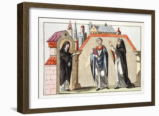 Print of Norman Religious Figures-null-Framed Giclee Print