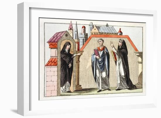 Print of Norman Religious Figures-null-Framed Giclee Print