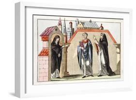 Print of Norman Religious Figures-null-Framed Giclee Print