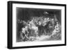 Print of Pilgrim Fathers Signing Mayflower Compact-null-Framed Giclee Print