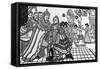 Print of Prince Charles Arriving at the Spanish Court-null-Framed Stretched Canvas
