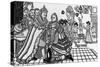 Print of Prince Charles Arriving at the Spanish Court-null-Stretched Canvas