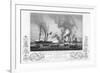 Print of Ships at Battle in Anson's Bay-null-Framed Giclee Print