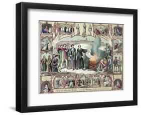 Print of the Life of Martin Luther and the Heroes of the Reformation-null-Framed Giclee Print