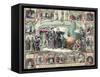 Print of the Life of Martin Luther and the Heroes of the Reformation-null-Framed Stretched Canvas