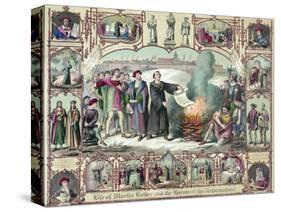 Print of the Life of Martin Luther and the Heroes of the Reformation-null-Stretched Canvas