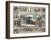 Print of the Life of Martin Luther and the Heroes of the Reformation-null-Framed Giclee Print