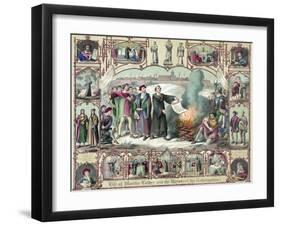 Print of the Life of Martin Luther and the Heroes of the Reformation-null-Framed Giclee Print