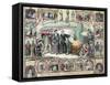 Print of the Life of Martin Luther and the Heroes of the Reformation-null-Framed Stretched Canvas