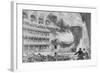 Print Showing the Fire at the Ring Theatre in Vienna in 1881-null-Framed Giclee Print