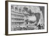 Print Showing the Fire at the Ring Theatre in Vienna in 1881-null-Framed Giclee Print