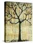 Print Tree of Life Mixed Media Painting-Blenda Tyvoll-Stretched Canvas