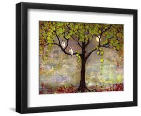 Print with Owls Moon River Tree-Blenda Tyvoll-Framed Art Print