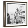 Printed Beach Ensemble with Shorts-null-Framed Photo
