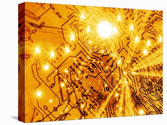 printed Circuit Board, Artwork-Mehau Kulyk-Stretched Canvas