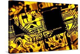 Printed Circuit Board, Artwork-PASIEKA-Stretched Canvas