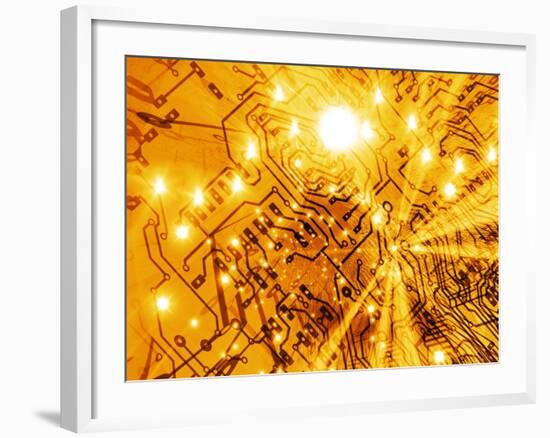 printed Circuit Board, Artwork-Mehau Kulyk-Framed Photographic Print