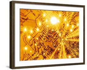 printed Circuit Board, Artwork-Mehau Kulyk-Framed Photographic Print